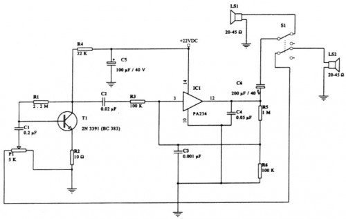 Intercommunication (Intercom)-Circuit diagram