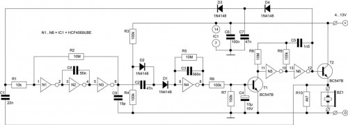 Keys Finder-Circuit diagram