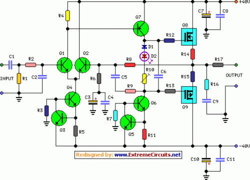 Amplifier section