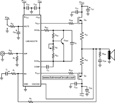 Ultra High Fidelity High Power Amplifier Reference Design Circuit Diagram And Instructions